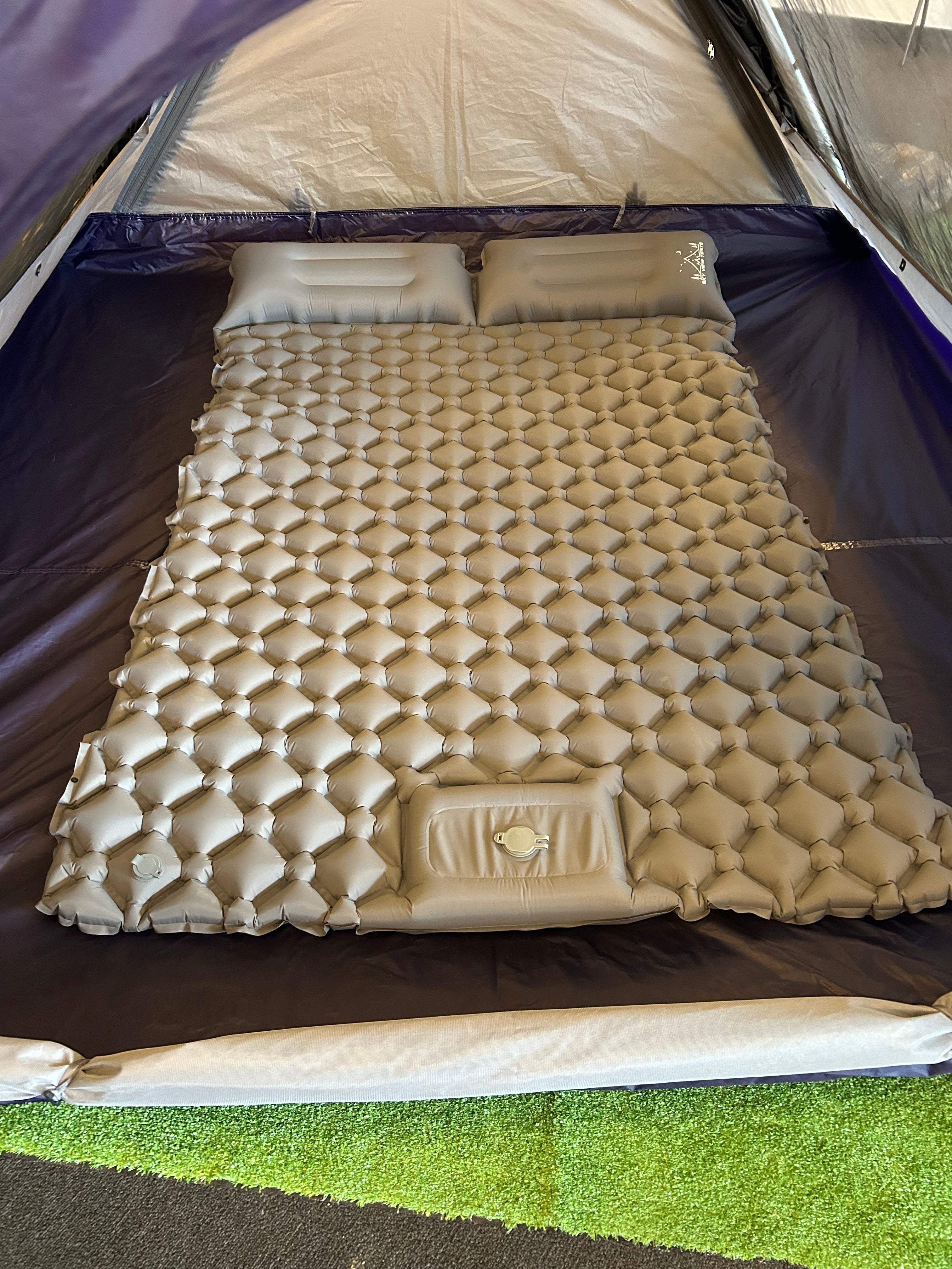 tent and mattress Sky View inflatable mattress pad