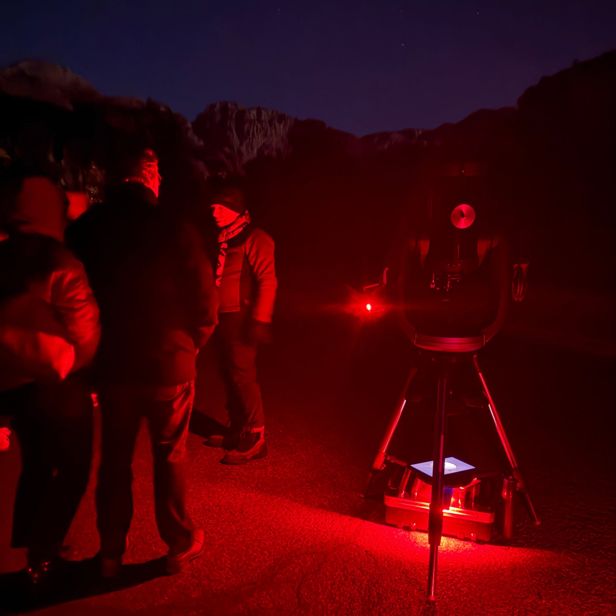 Star Party with telescopes in Sedona