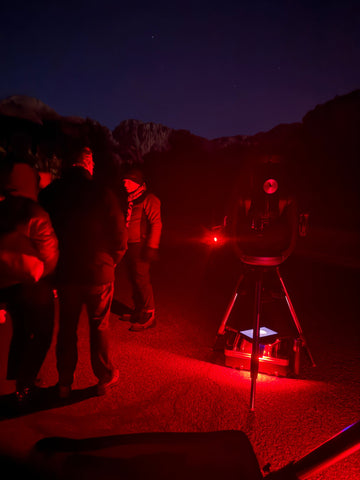 Star Party with telescopes in Sedona