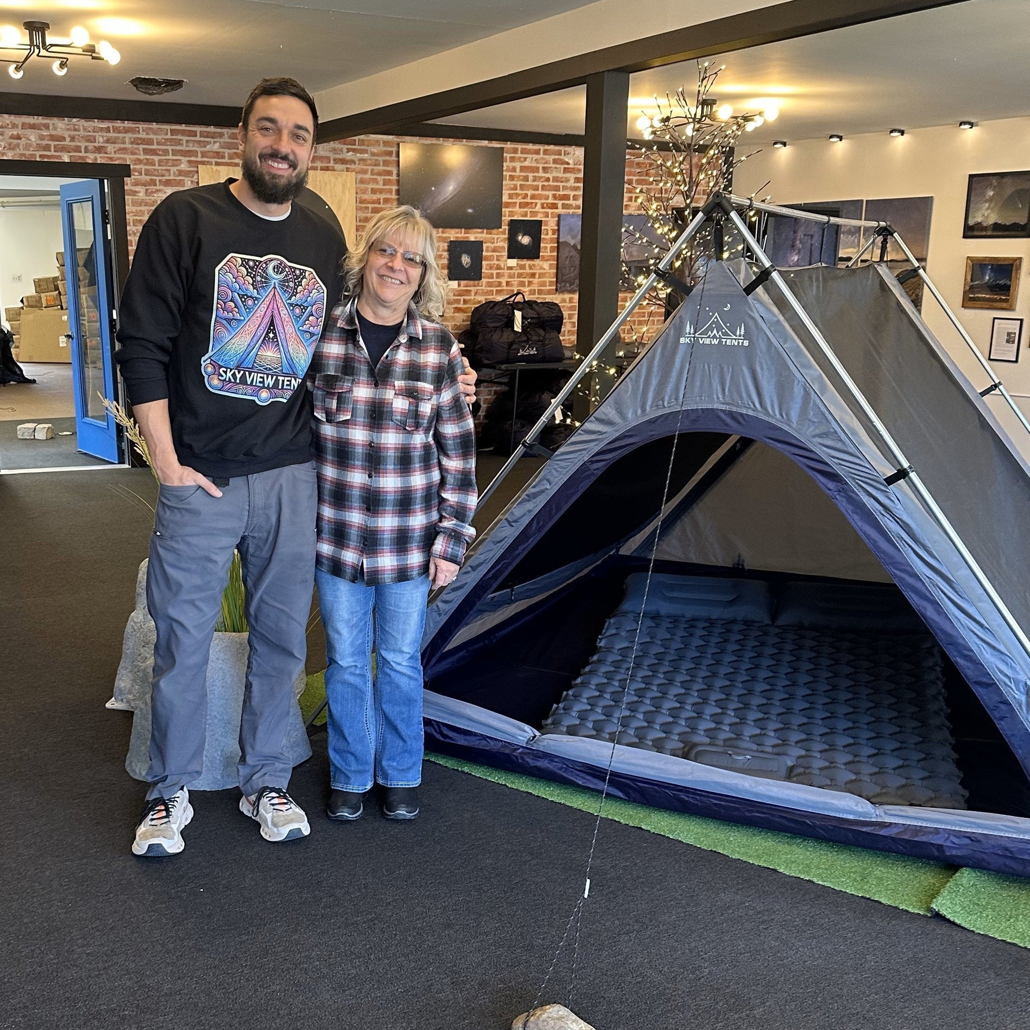 Picture of Joe and Donna at Sky View Tents