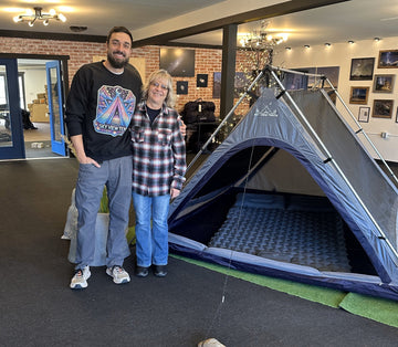 Picture of Joe and Donna at Sky View Tents