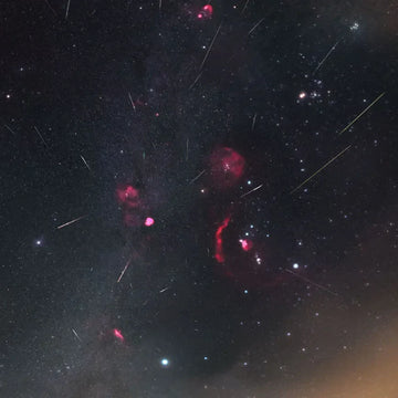 Meteors in the Orionid meteor shower