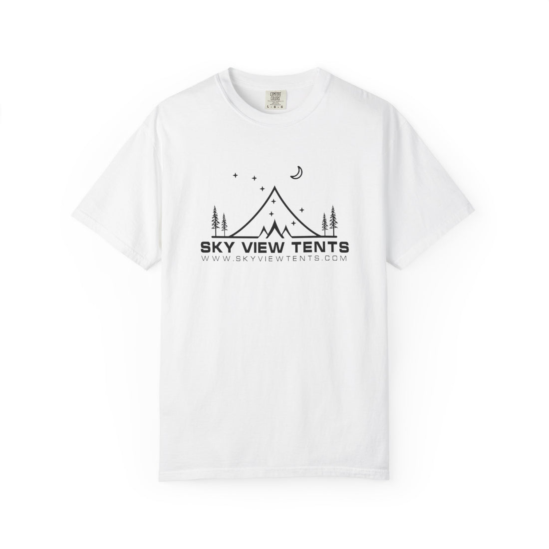 Unisex Sky View Tent Logo T-shirt